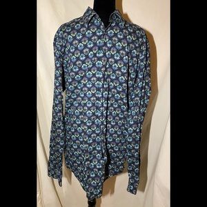 Liberty of London flowered button down shirt